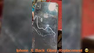 I phone X Back Glass replacement 100% working Bilal Mobile Charminar Iphone accessories available