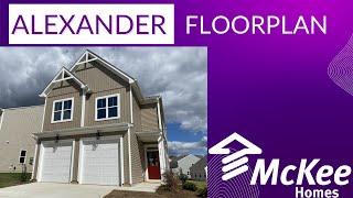 Alexander Floor plan by McKee Homes