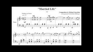 Disney's Up: "Married Life" - (Solo Piano Sheet Music)