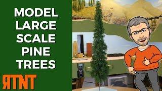 Model Pine Trees in Large Scales