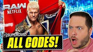 I Found ALL 18 Special LOCKER CODES! RAW on NETFLIX Event! | WWE SuperCard