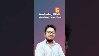 Mastering html with Maraj Hasan Siam is launched! #computerscience #coding #programmingeducation