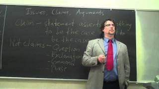 Critical Thinking: Issues, Claims, Arguments