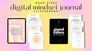 Good Vibes Digital Mindset Journal | Flipthrough | The Werk Life Shop