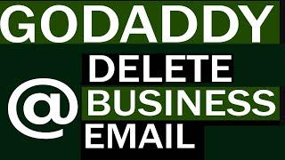 How to delete Website Email from Godaddy Delete Webmail in cPanel 2021