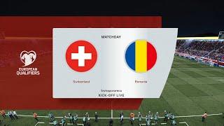 Switzerland vs Romania | Swissporarena | European Qualifiers | PES 2021