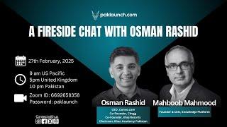 A Fireside Chat with Osman Rashid, CEO Convo