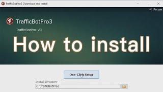 How to install TrafficBotPro on your PC/ Windows Server | MD5 error solution