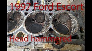 1997 Ford Escort, dropped valve seat carnage