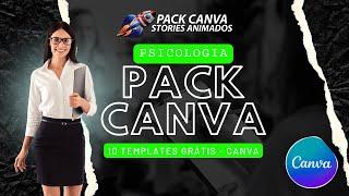 Pack Canva GRÁTIS PSICOLOGIA - 10 Templates Canva Gratuitos para Psicologia