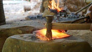 Primitive Skills Forging a Shovel