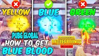 How To Get Blue Blood Effect In Pubg Mobile Global 1.3V | Enable Blue Hit Effect In Pubg |New Trick