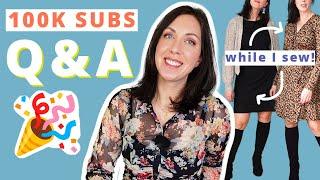 Answering Your Questions while I work on sewing projects!
