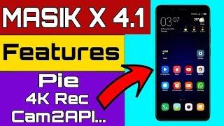 [Review] MASIK X 4.1 PIE ROM Features || Redmi Note 5 Pro