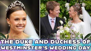 The royal wedding of the Duke and Duchess of Westminster Hugh Grosvenor and Olivia Henson