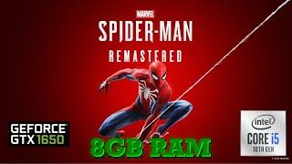 Test Spider Man Remastered with 8GB RAM (Single Channel) GTX 1650 & i5 10400F Benchmark 1080p