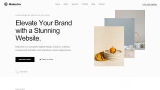 The Mainutra theme - Build your own website in minutes (No coding involved) - Part 1