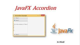 JavaFX Tutorial | Accordion in JavaFx