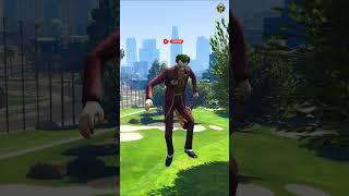 GTA V : SPIDER ,JOKER,IRON AND VENOM | WHO IS THE HIGHEST JUMPING MAN ??? #gta5 #shots