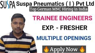 Fresher Trainee Engineer Vacancies in German MNC I Mechanical Jobs I Engineering Jobs I Private Jobs