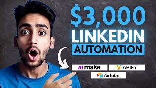 Convert Any YouTube Video into LinkedIn Post | Make.com Automation #1 [ Automatic Posting System ]