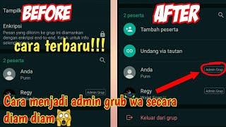 cara menjadi admin grup wa diam diam