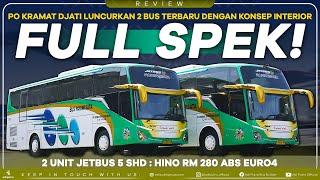 PO Kramat Djati Luncurkan 2 Bus Terbaru Dengan Konsep Interior Full Spek! 2 Unit Jetbus5 SHD HINO RM