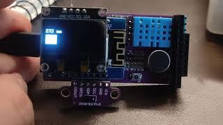 VL53L0X + esp8266 + I2C oled 0.96"