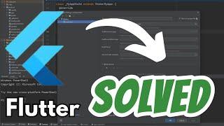 Error: Dart SDK is not configured SOLVED in Flutter Android Studio