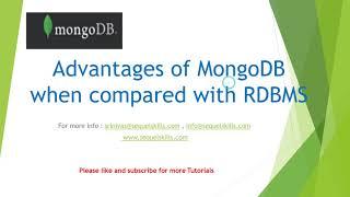 MongoDB Tutorial for Beginners |  MongoDB Benefits And Uses | MongoDB Tutorial Part2