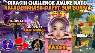 DIKASIH TANTANGAN AMURE RATU DUO BUCIN VS SQUAD KILL 7 DAPET SUN BUNYI WKWK