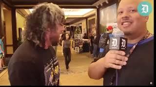 Kenny Omega Interview during CEO + Footage of Kenny Omega and Xavier Woods