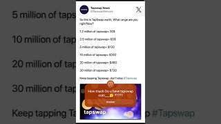 Tapswap coins Price list unbelievable #tapswap #tapswapmining #tapswapupdate