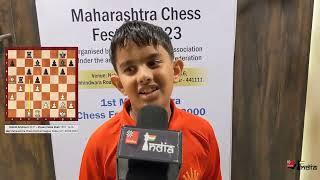 10-year-old Vivaan Vishal Shah's never-give-up attitude earns him a draw in a lost endgame vs IM