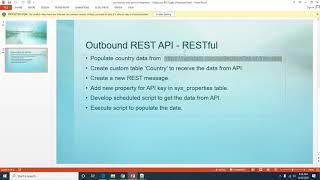 Outbound REST API ServiceNow