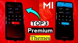 Best Miui 12 Top 3 VIP Themes | Any poco & poco Device | change Control Center settings UI