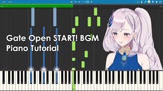 (OLD, READ DESC.) Gate Open: START! BGM - Pavolia Reine: Piano Tutorial