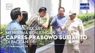 Bersama Pak SBY, Menerima Kunjungan Capres Prabowo Subianto di Pacitan