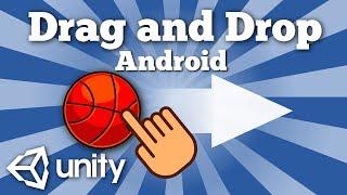 How to drag and drop game object in Android Unity game | Unity 2D tutorial