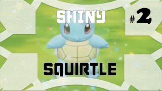 LIVE Shiny Squirtle via Combos in Pokemon Let's Go Pikachu/Eevee