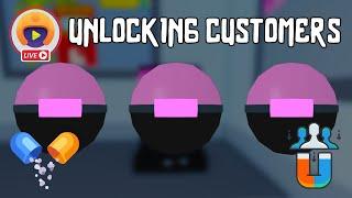   LIVE | *OPENING CAPSULES* TO *UNLOCK ALL CUSTOMERS*  | ROBLOX ARCADE EMPIRE 