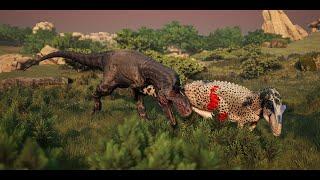 Daspletosaurus hunting - Path of Titans