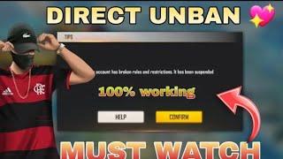 //how to unban free fire account by virtual space new script//