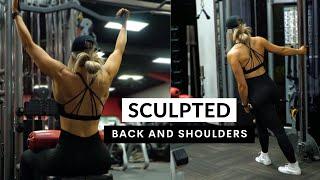 SCULPTED BACK AND SHOULDERS FULL WORKOUT