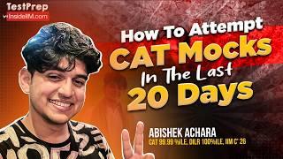 Last-Mile Tips For CAT 2024. Ft. Abhishek A., CAT 99.99 %ile, DILR 100%ile, IIM C' 26