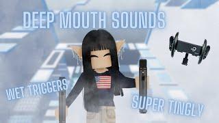 Roblox ASMR  DEEP INTENSE MOUTH SOUNDS