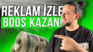 REKLAM İZLE PARA KAZAN! - NASIL 800$ KAZANDIM? (Reklam İzleyerek İnternetten Para Kazanma 2024)