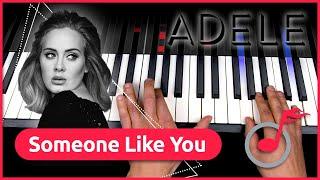 Someone Like You - Adele | Klavier Tutorial (einfach)