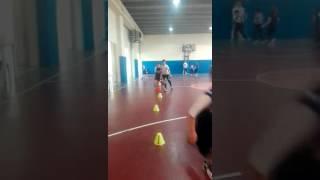 Allenamento mini basket