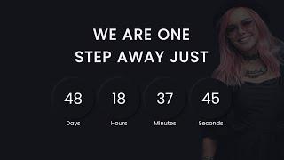 Creative Countdown Animation Effect with HTML CSS JQuery - Website Design